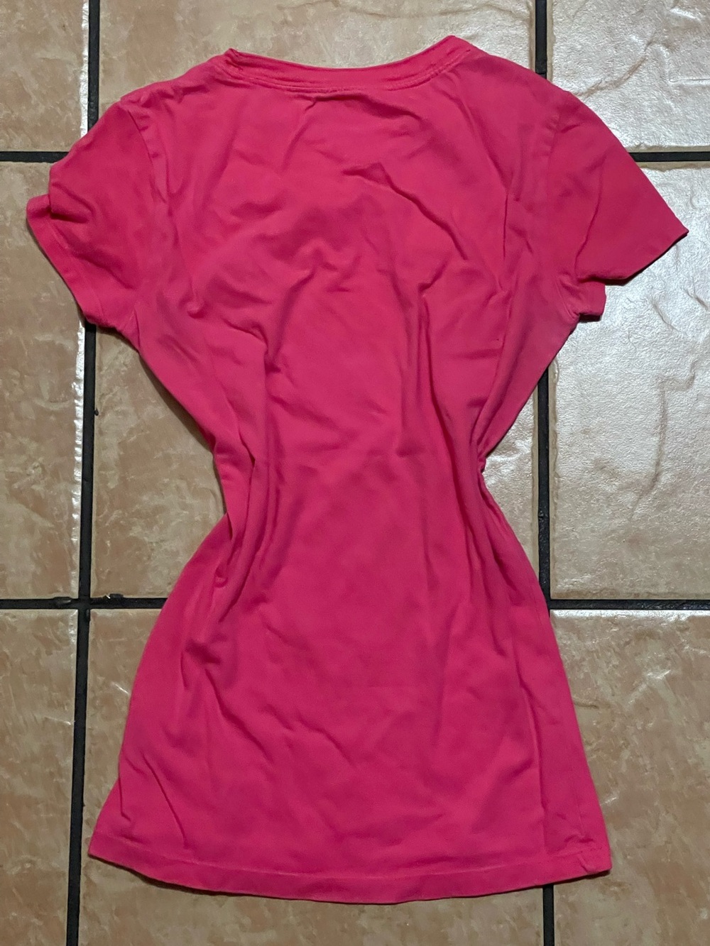 Y2K 100% Cotton Aeropostale Women's Pink Graphic Logo Tee - Picture 2 of 10